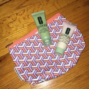 Clinique Jonathan Adler Clutch with free samples
